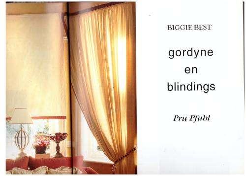 Die Biggie Best Boek Oor Gordyne En Blindings -- Pru Pfuhl
