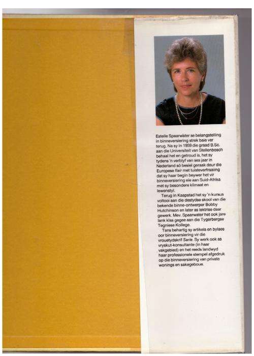 Binneversiering in Suid-Afrika -- Estelle Spaarwater