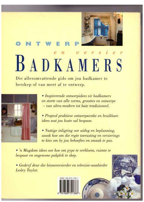 Ontwerp en versier badkamers -- Lesley Taylor, Elizé Lübbe [Vertaler]
