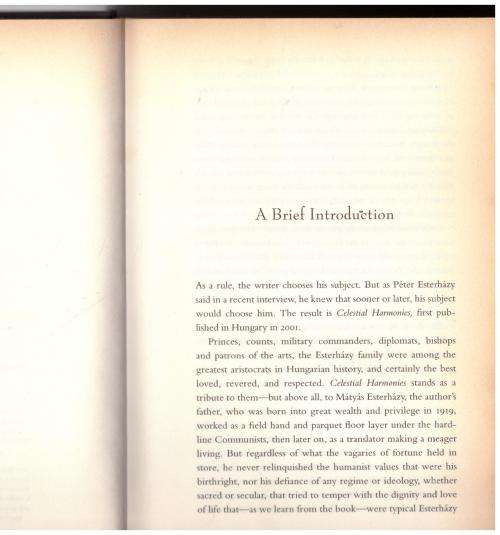 Celestial Harmonies: A Novel -- Péter Esterházy