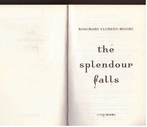 The Splendour Falls -- Rosemary Clement-Moore