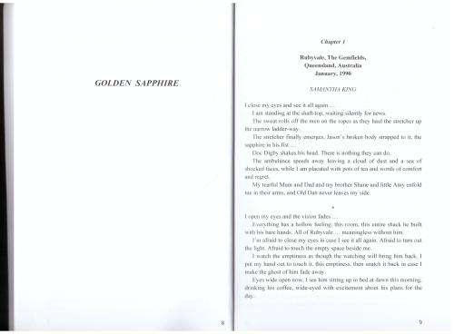 Golden Sapphire: A love story set in stone -- Sheila Mary Taylor
