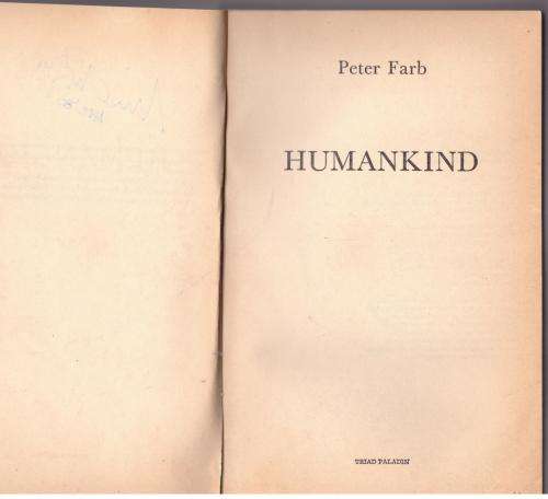 Humankind -- Peter Farb
