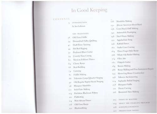 In Good Keeping: Virginia`s Folklife Apprenticeships -- Jon Lohman