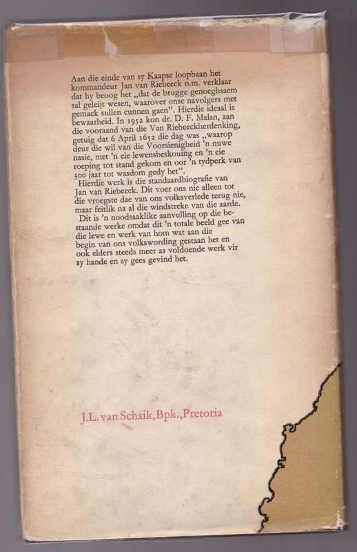Jan Van Riebeeck En Sy Tyd -- E. C. Godée Molsbergen