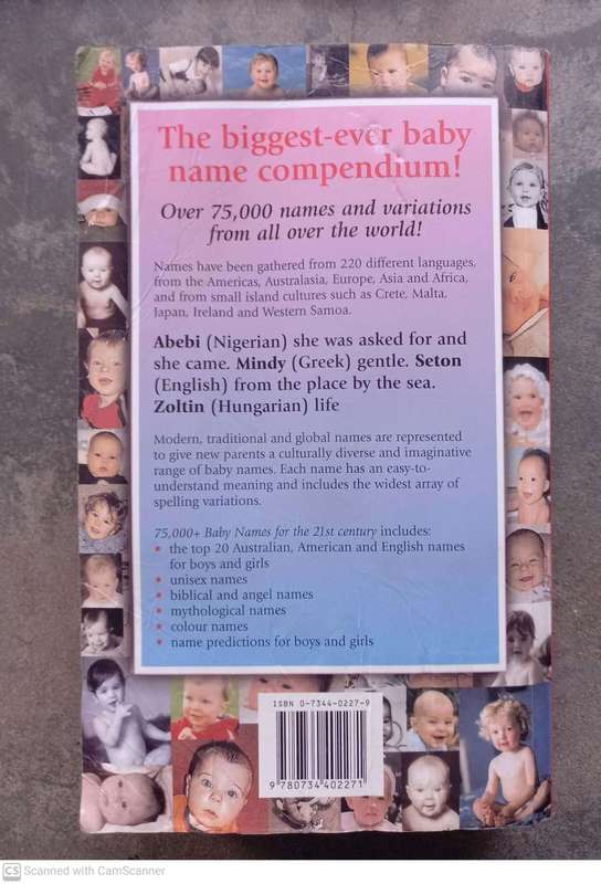 75,000+ Baby Names for the 21st Century -- Lori Cooper