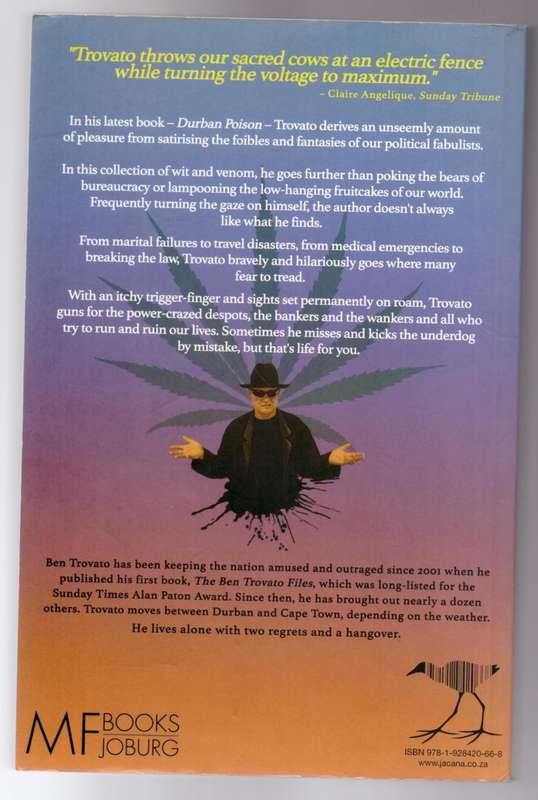 Durban Poison: A Collection of Vitriol and Wit-- Ben Trovato