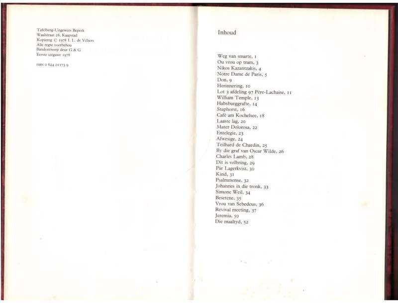 Leviet en Vreemdeling -- I. L. de Villiers