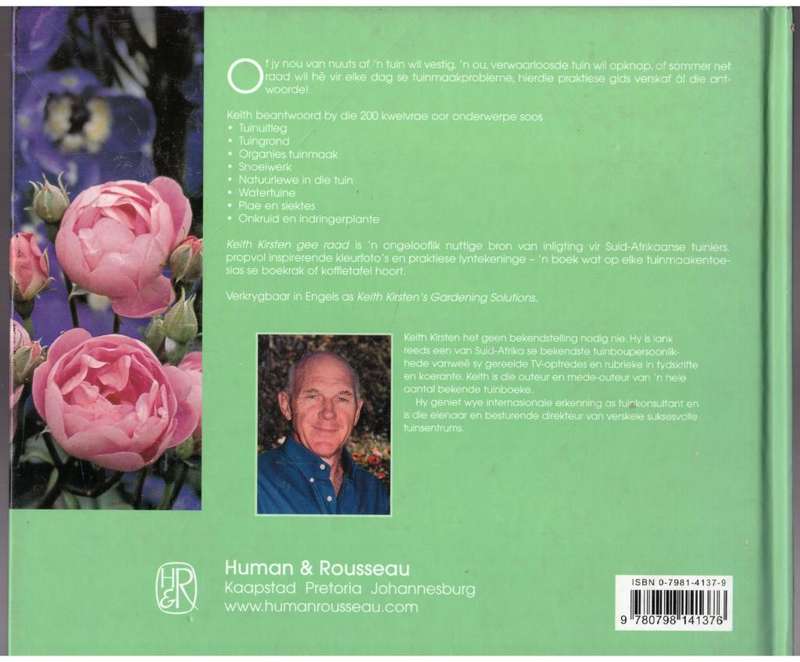 Keith Kirsten gee raad: Antwoorde op al jou tuinvrae