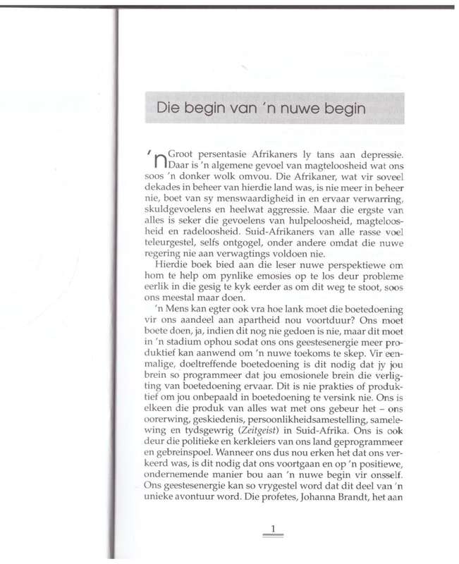Die Kleur van donkerte is lig: `n gids by post-apartheidsdepressie -- Shani Grové