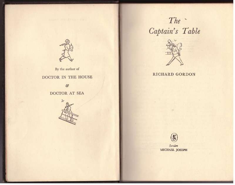 The Captain`s Table (novel)   -- Richard Gordon