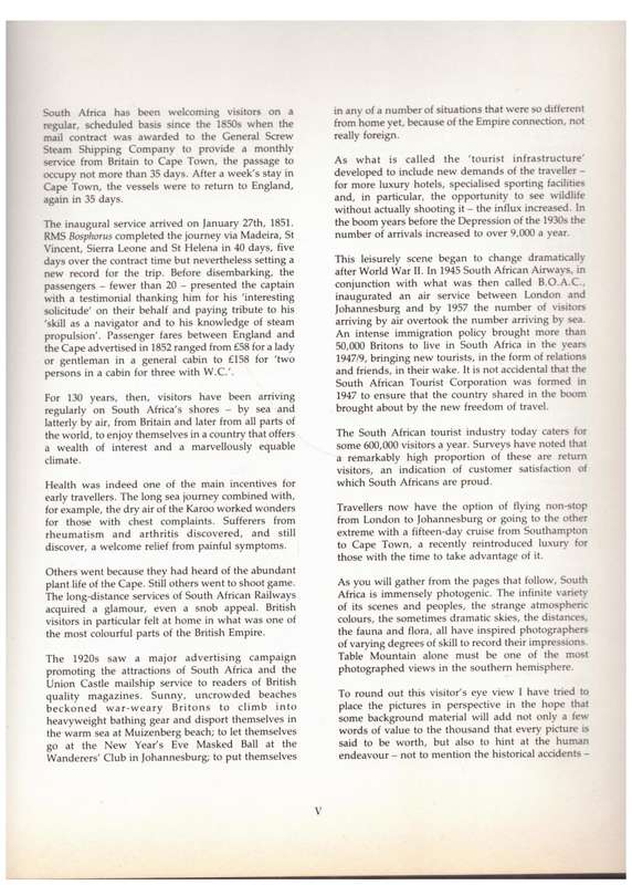 The Splendour of South Africa -- R.I.B. Webster