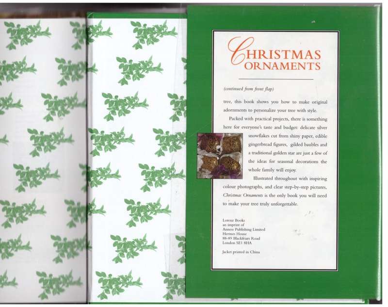 Christmas Ornaments: Exquisite Handmade Ornaments for the Tree  --  Catherine Barry