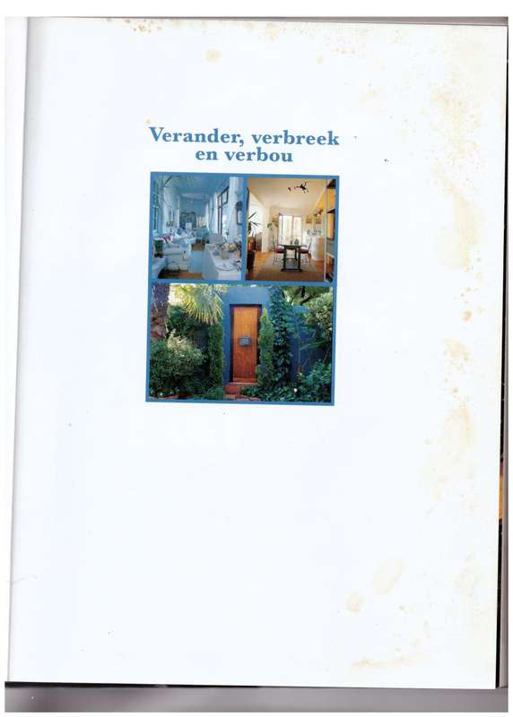 Verander, verbreek en verbou  --  Estelle Spaarwater