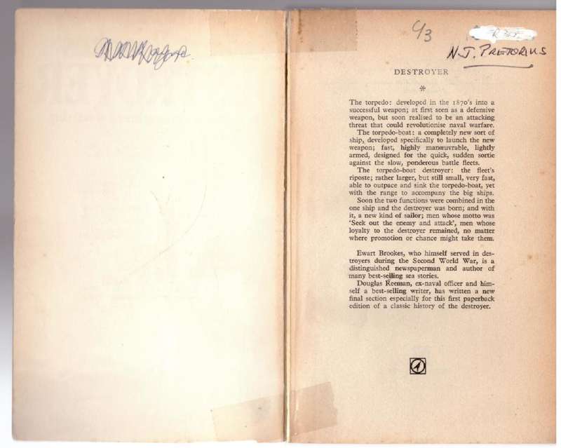Destroyer  -- Ewart Brookes