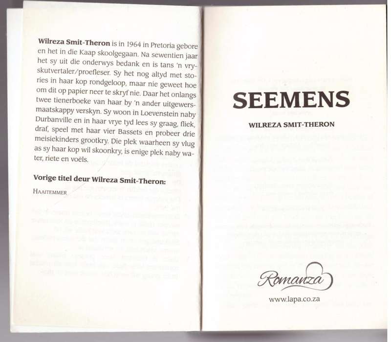 Seemens -- Wilreza Smit-Theron