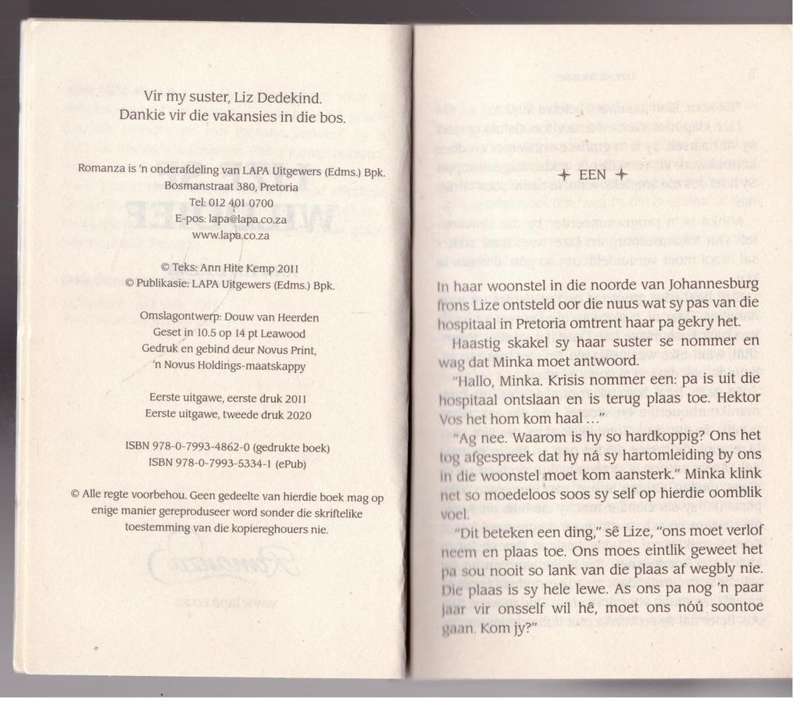 Lize se wilddief -- Ann Hite Kemp