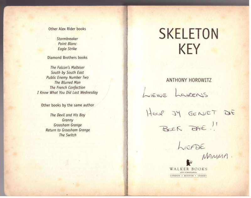 Skeleton Key -- Anthony Horowitz