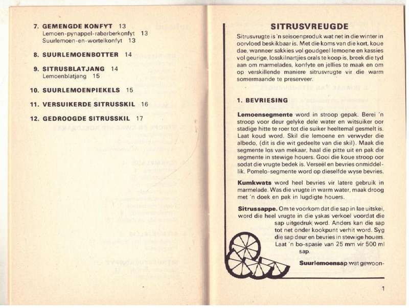Sitrus-vreugde -- Le Riche Kruger