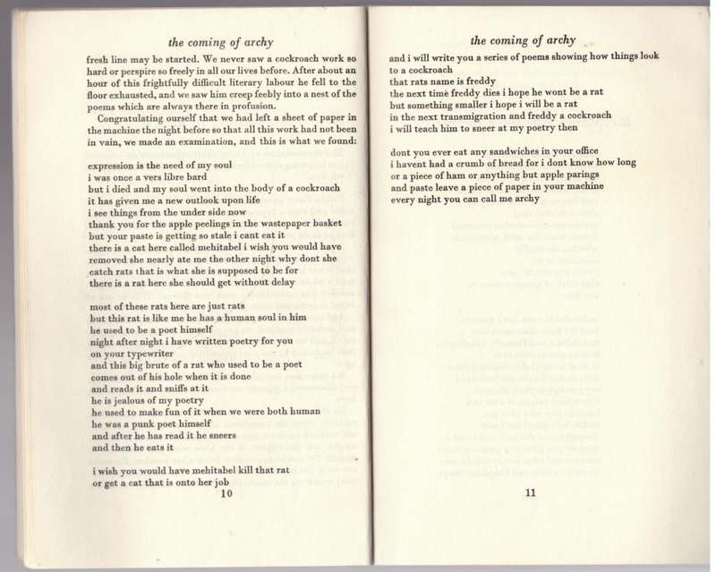 Archy and Mehitabel -- Don Marquis