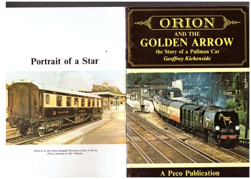 `Orion` and the `Golden Arrow`: Story of a Pullman Car -- Geoffrey Kichenside