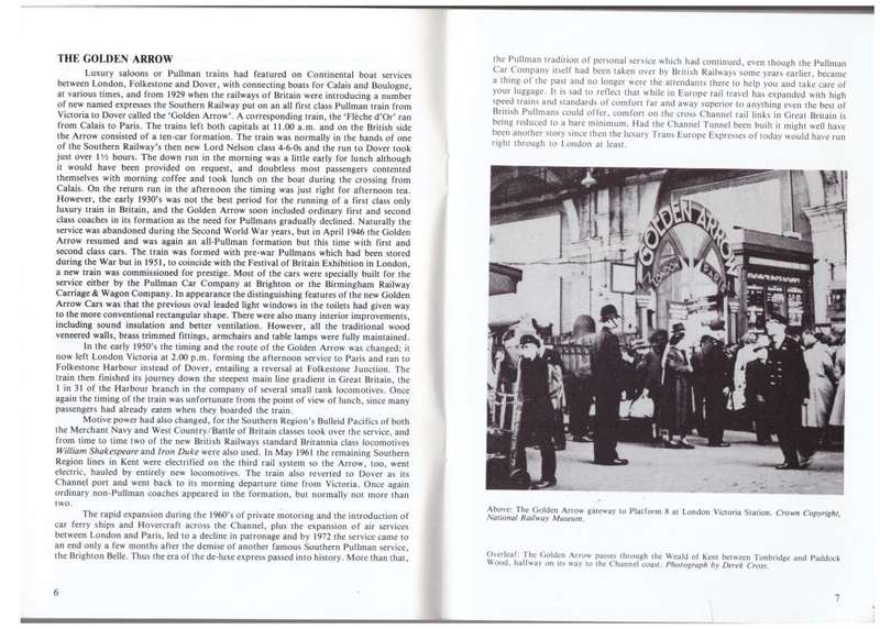 `Orion` and the `Golden Arrow`: Story of a Pullman Car -- Geoffrey Kichenside