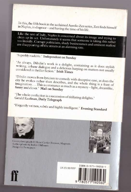Cosi Fan Tutti: an Aurelio Zen Mystery  --  Michael Dibdin