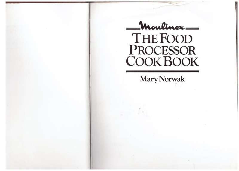 The Moulinex Food Processor Cookbook  -- Mary Norwak