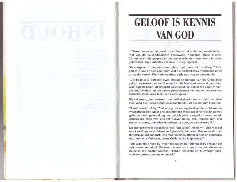 Aspekte van geloof  --  A.J.B.  Rawlings