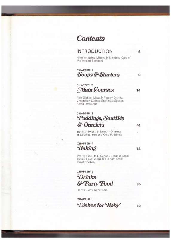 The Mixer Cook Book -- Sonia Allison