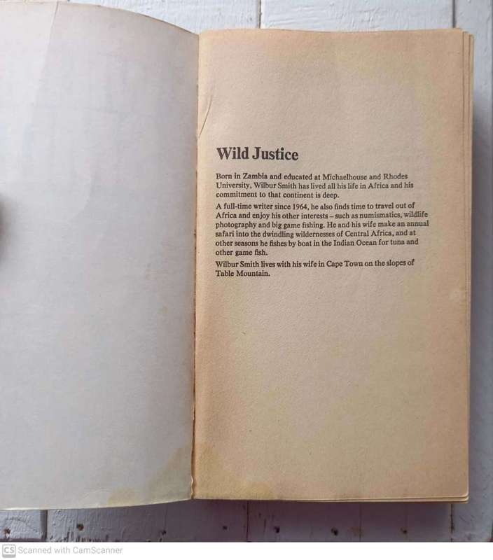 Wild Justice -- Wilbur Smith