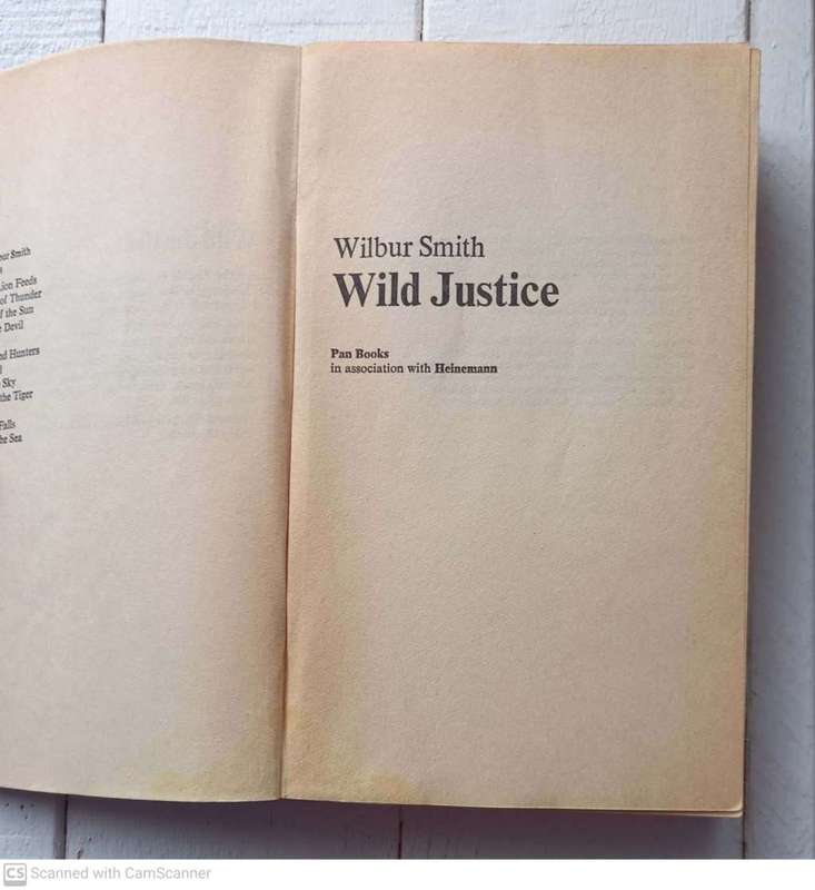 Wild Justice -- Wilbur Smith