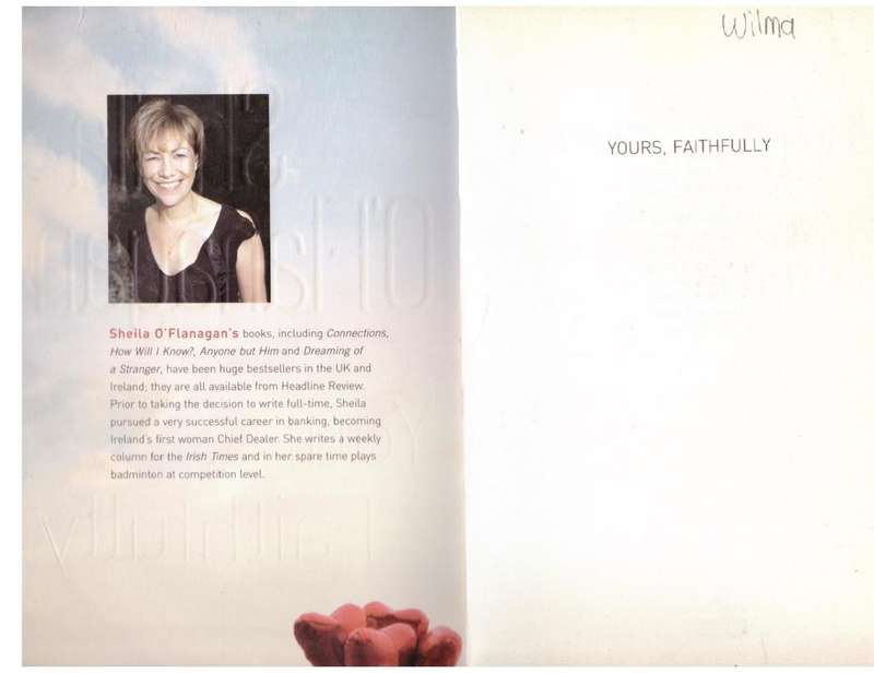 Yours, Faithfully --  Sheila O`Flanagan