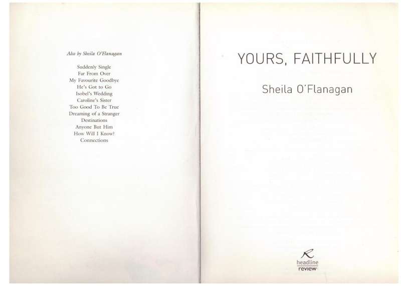 Yours, Faithfully --  Sheila O`Flanagan