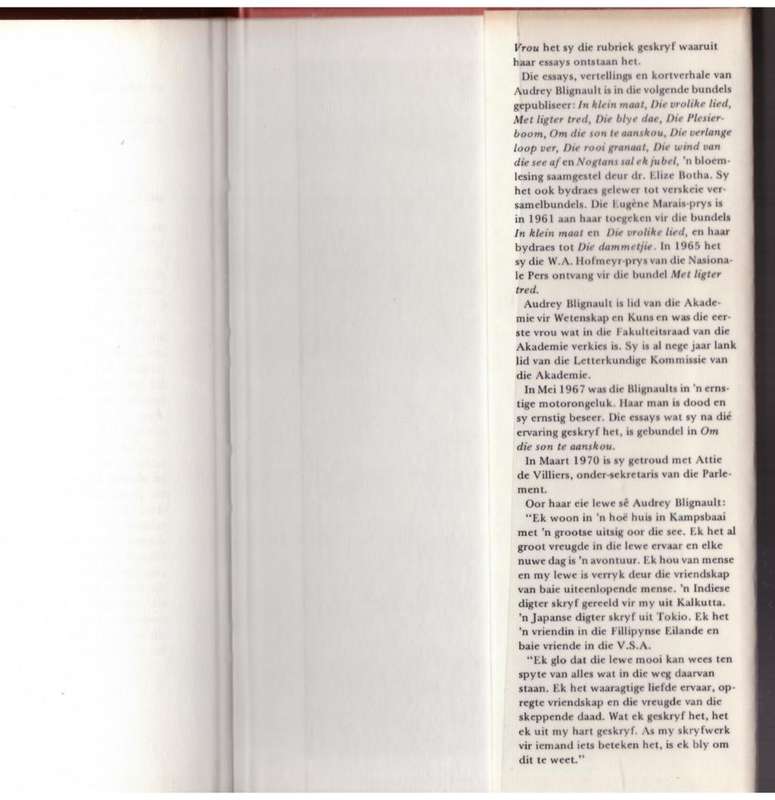 Met Ligter Tred -- Audrey Blignault