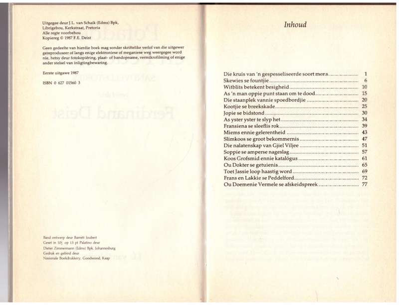 Pofadder en Peddelford: Sandveldstories  --   Ferdinand Deist