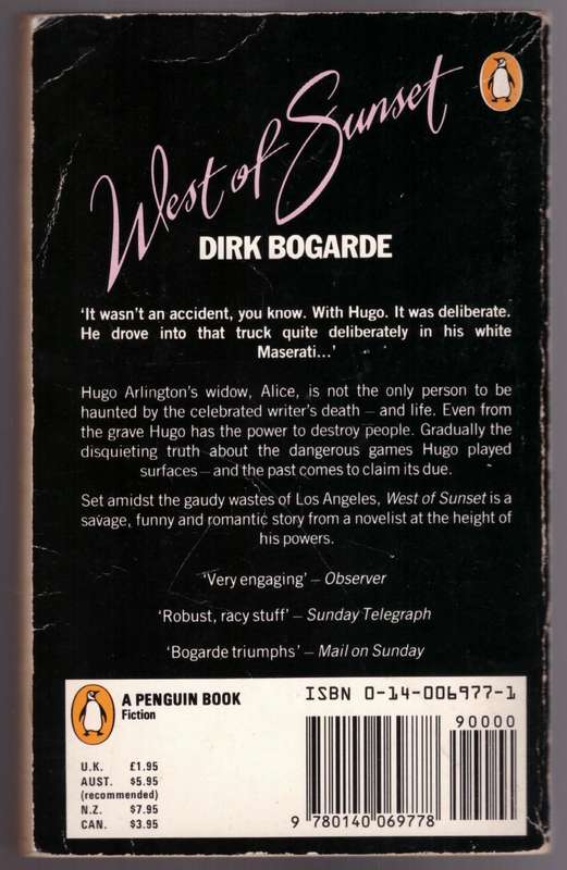 West of Sunset  --  Dirk Bogarde