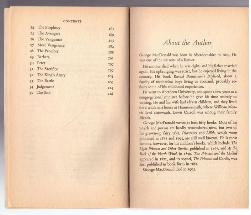 The Princess and Curdie  --  George MacDonald