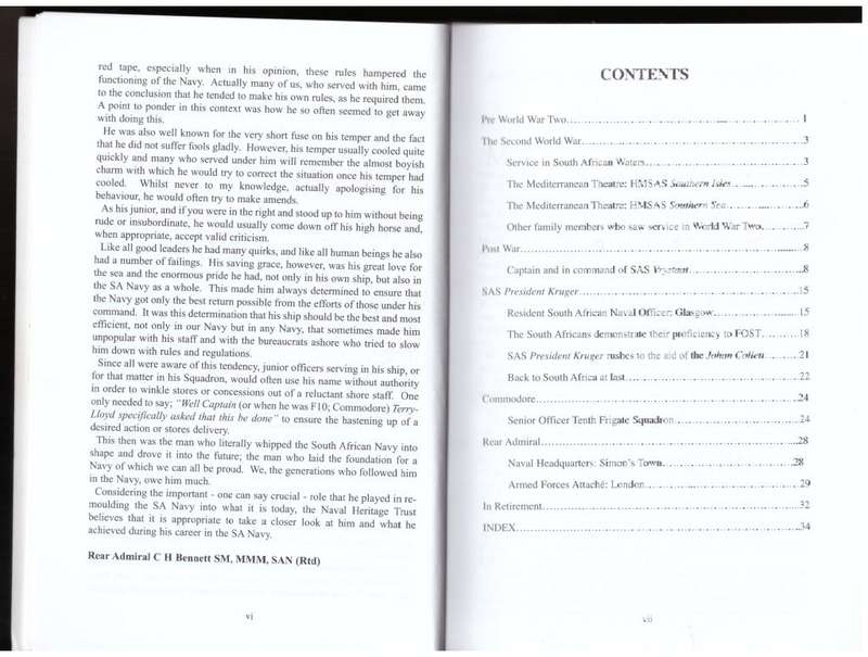 Naval Digests, No 10: Rear Admiral M R Terry-Lloyd, SSA SM  --  Chris Bennett
