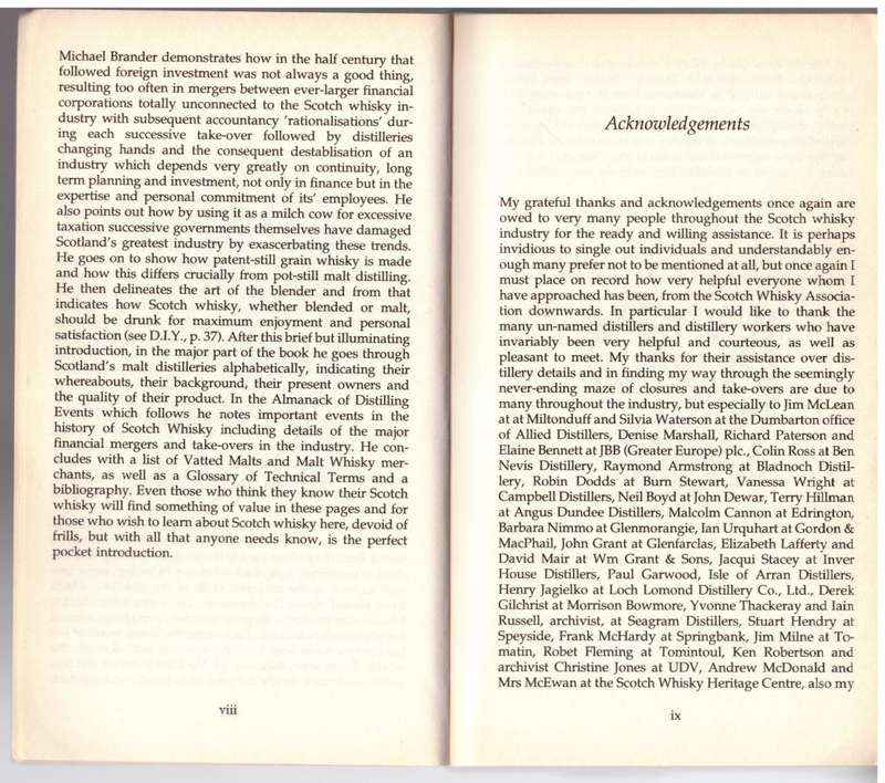 Brander`s Original Guide to Scotch Whisky   --  Michael Brander