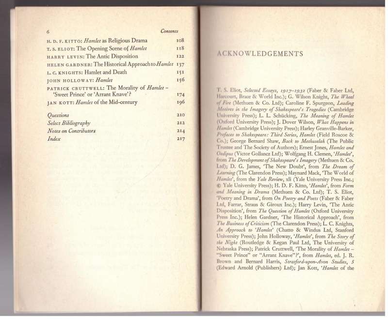 Hamlet: A Casebook -- John Jump [Editor]