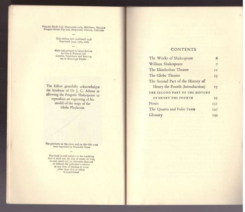 The Second Part of King Henry the Fourth -- William Shakespeare