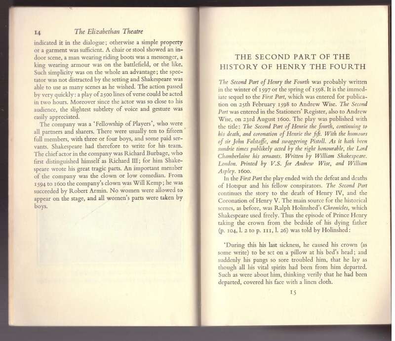 The Second Part of King Henry the Fourth -- William Shakespeare