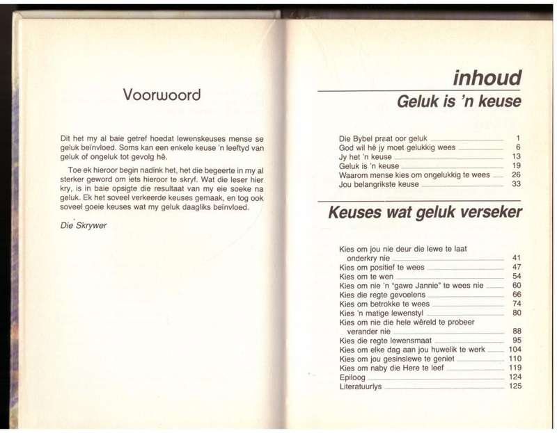 Geluk is `n keuse -- Ampie Barnard