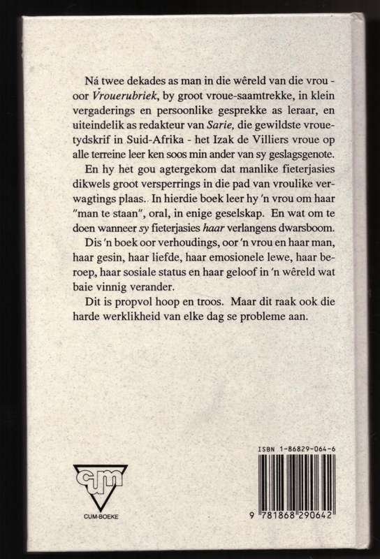 Vroulike verwagtings en manlike fieterjasies -- I. L. De Villiers