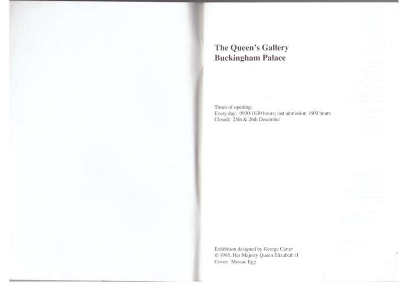 Fabergé: The Queen`s Gallery, Buckingham Palace, 24 March 1995-7 January 1996