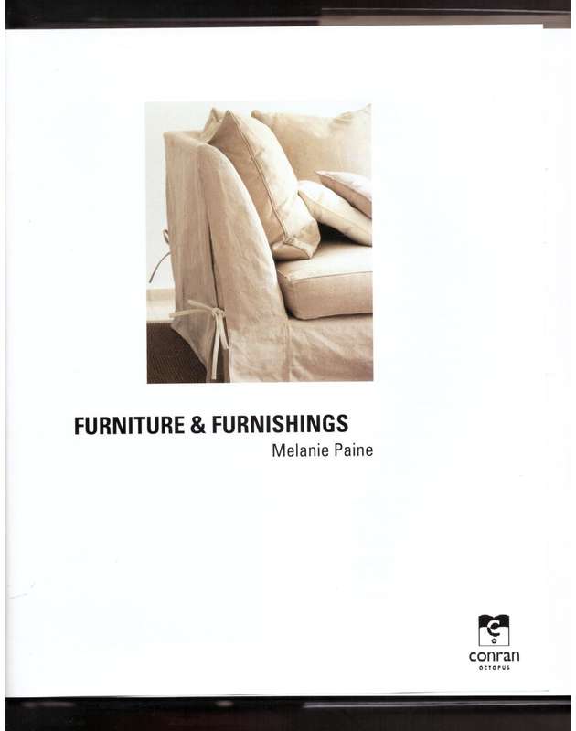 Furniture and Furnishings: Practical Decoration and Design Ideas  --  Melanie Paine