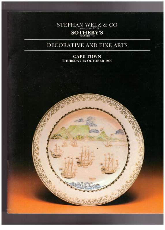 Decorative and Fine Arts, Thursday 25 October 1990 (Auction Catalogue) -- Stephan Welz & Co