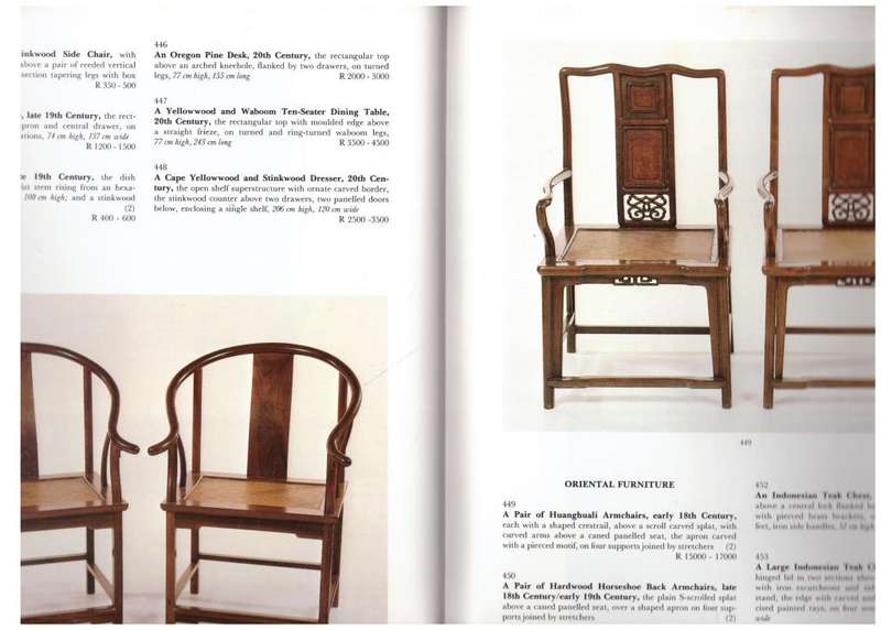 Decorative and Fine Arts, Thursday 25 October 1990 (Auction Catalogue) -- Stephan Welz & Co