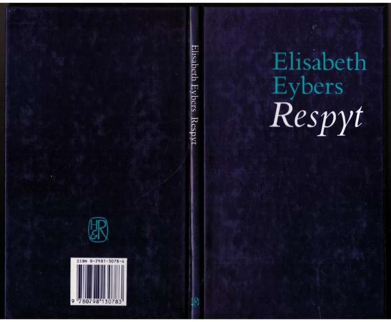 Respyt   --  Elisabeth Eybers